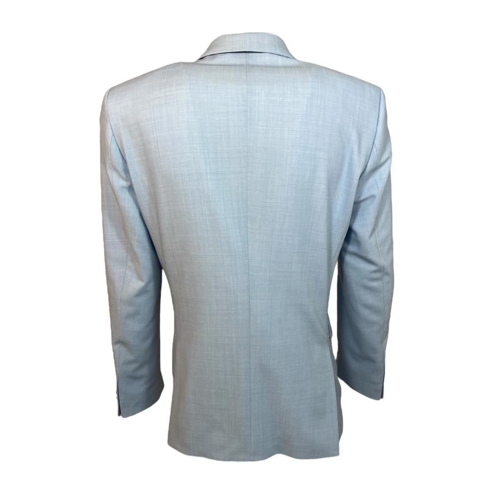 Hugo Boss Slim Fit Stretch Blazer met Fijn Structuur Gray Heren