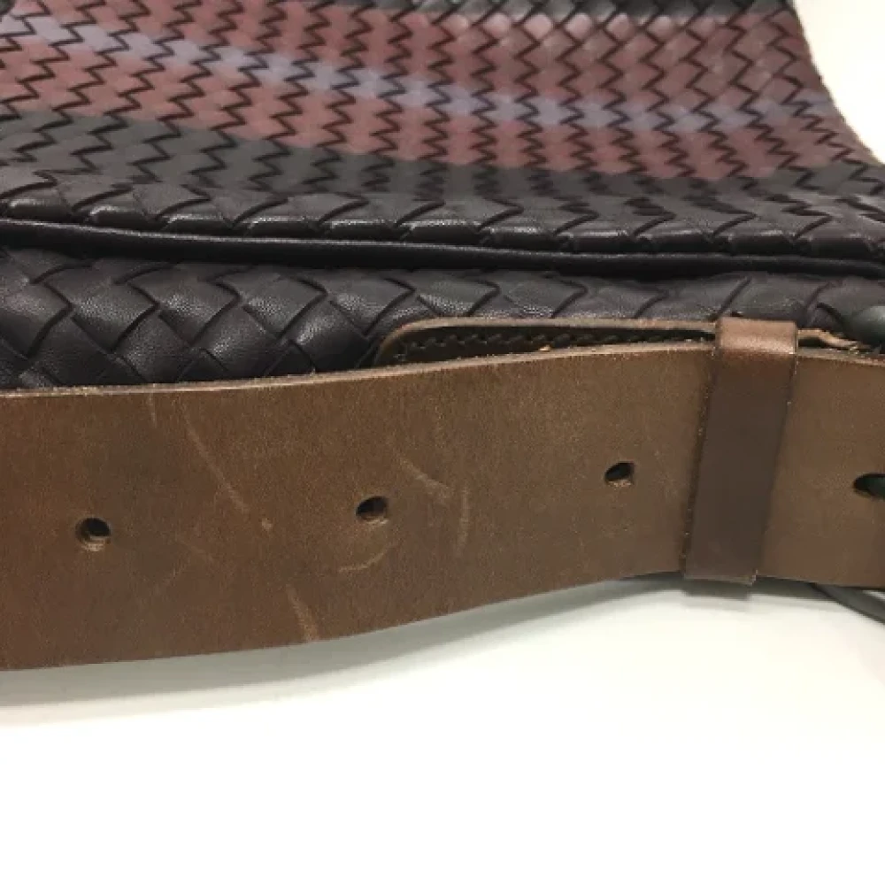 Bottega Veneta Vintage Pre-owned Leather shoulder-bags Brown Dames