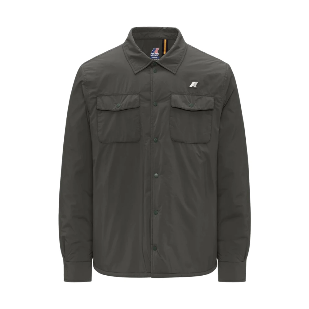 K-Way Men's Green Umbert Plain Warm