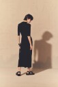 kiiro-robe-en-tricot-de-soie-noire