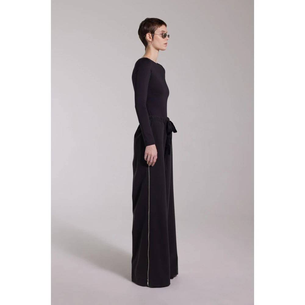 Stutterheim Regenbroek met dramatische silhouet Black Dames