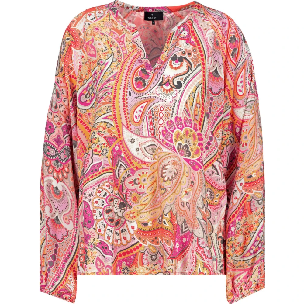 Monari Elegante blouse met uniek ontwerp Multicolor Dames