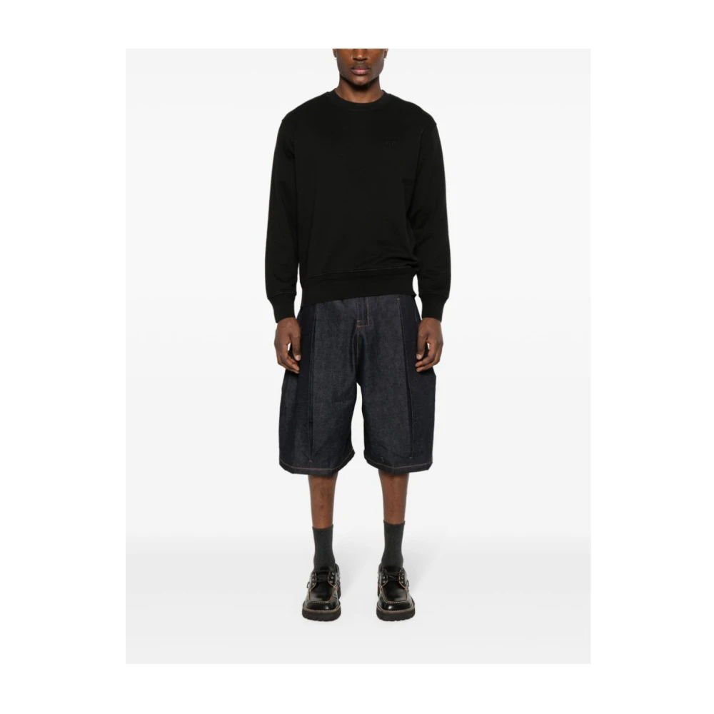 C.P. Company Stijlvolle Crew Neck Sweater Black Heren