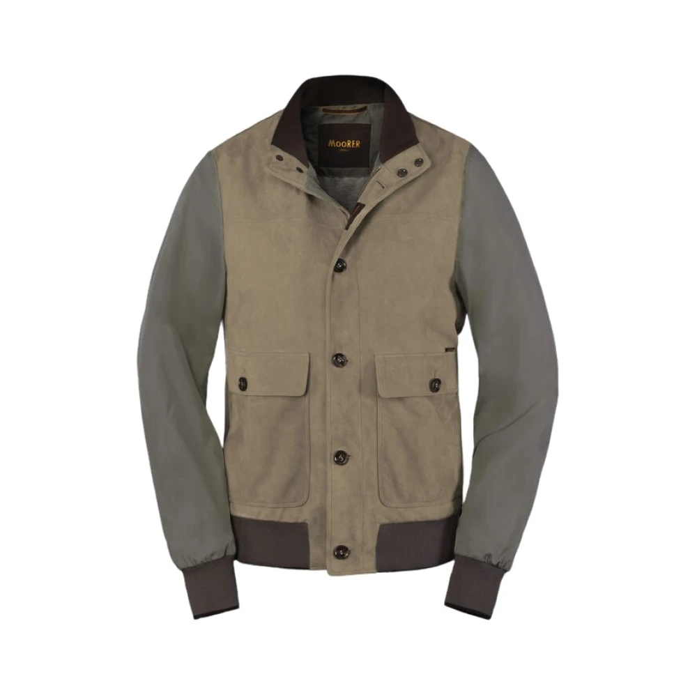 Moorer Uomo Marrone Giacche, L, New,