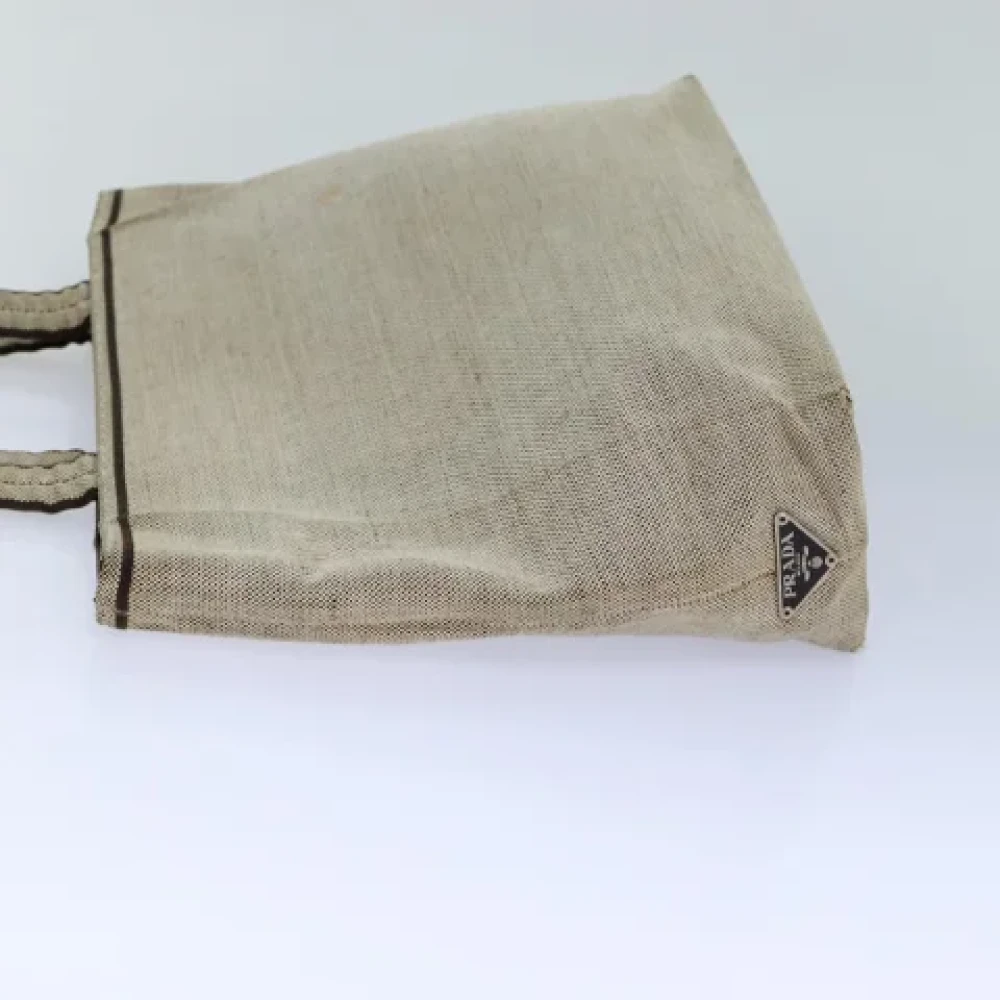 Prada Vintage Pre-owned Canvas totes Gray Dames