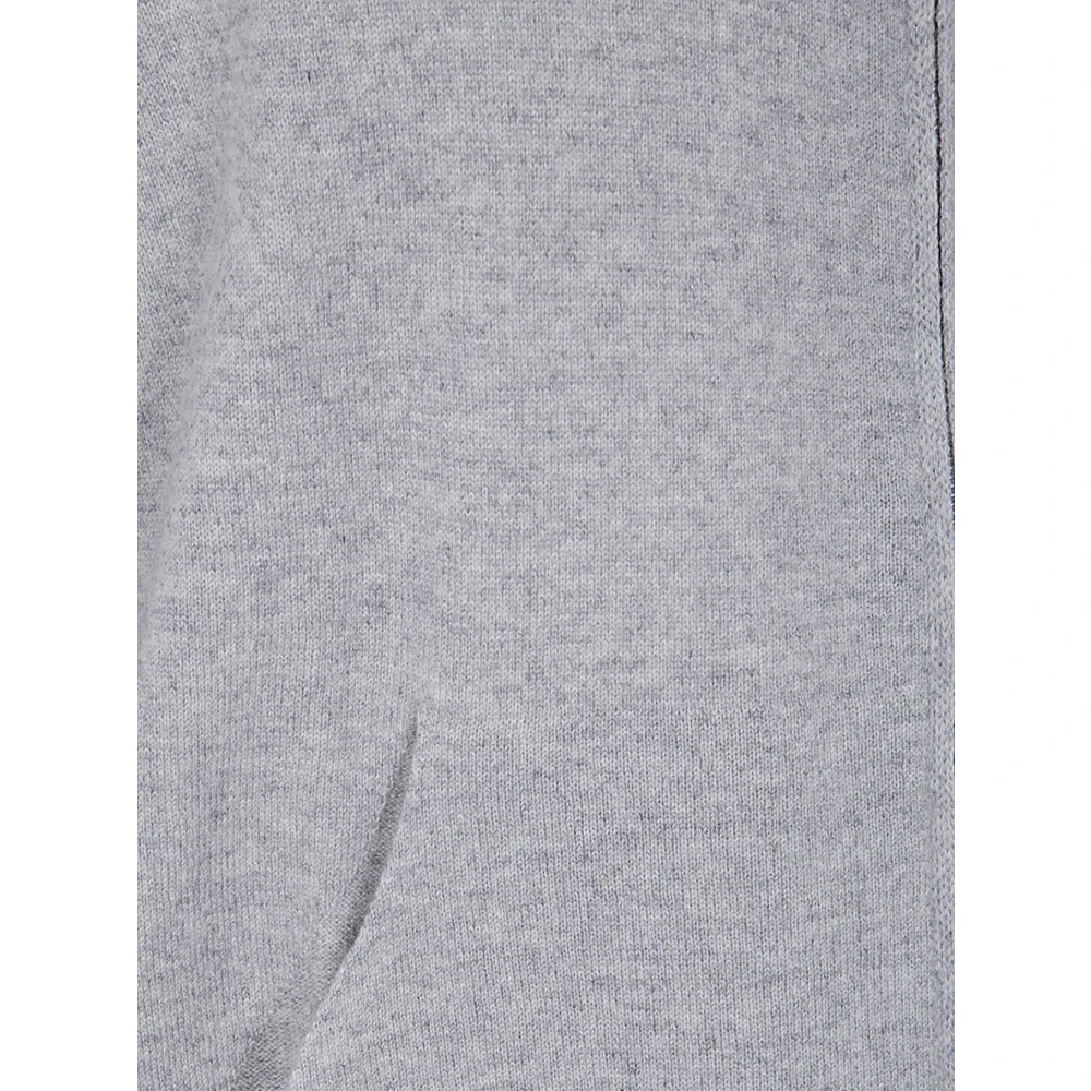 Filippo De Laurentiis Kasjmierwol Zip Hoodie Gray Heren