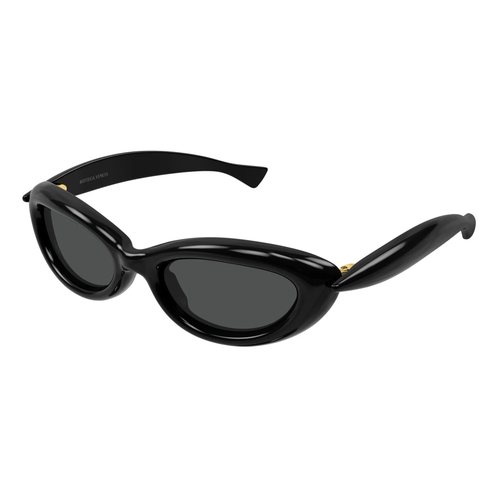 Bottega Veneta Sardine Oval Sunglasses - Female - Sunglasses - Black - 54 Mm - Accessories