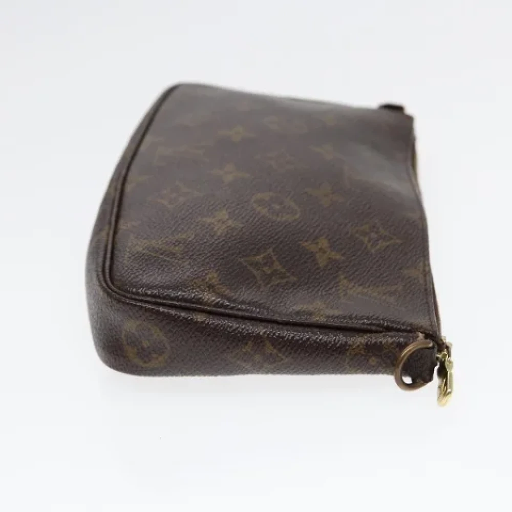 Louis Vuitton Vintage Pre-owned Canvas clutches Brown Dames