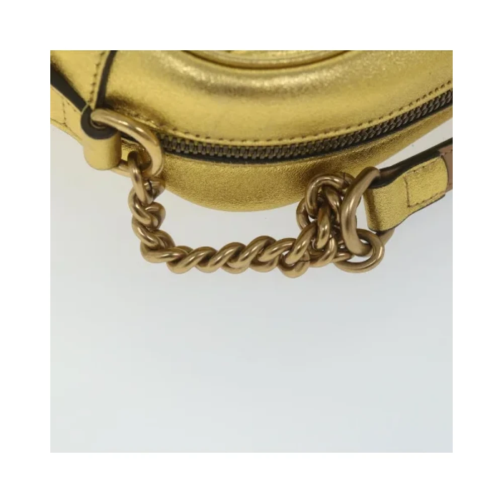 Gucci Vintage Pre-owned Leather gucci-bags Yellow Dames