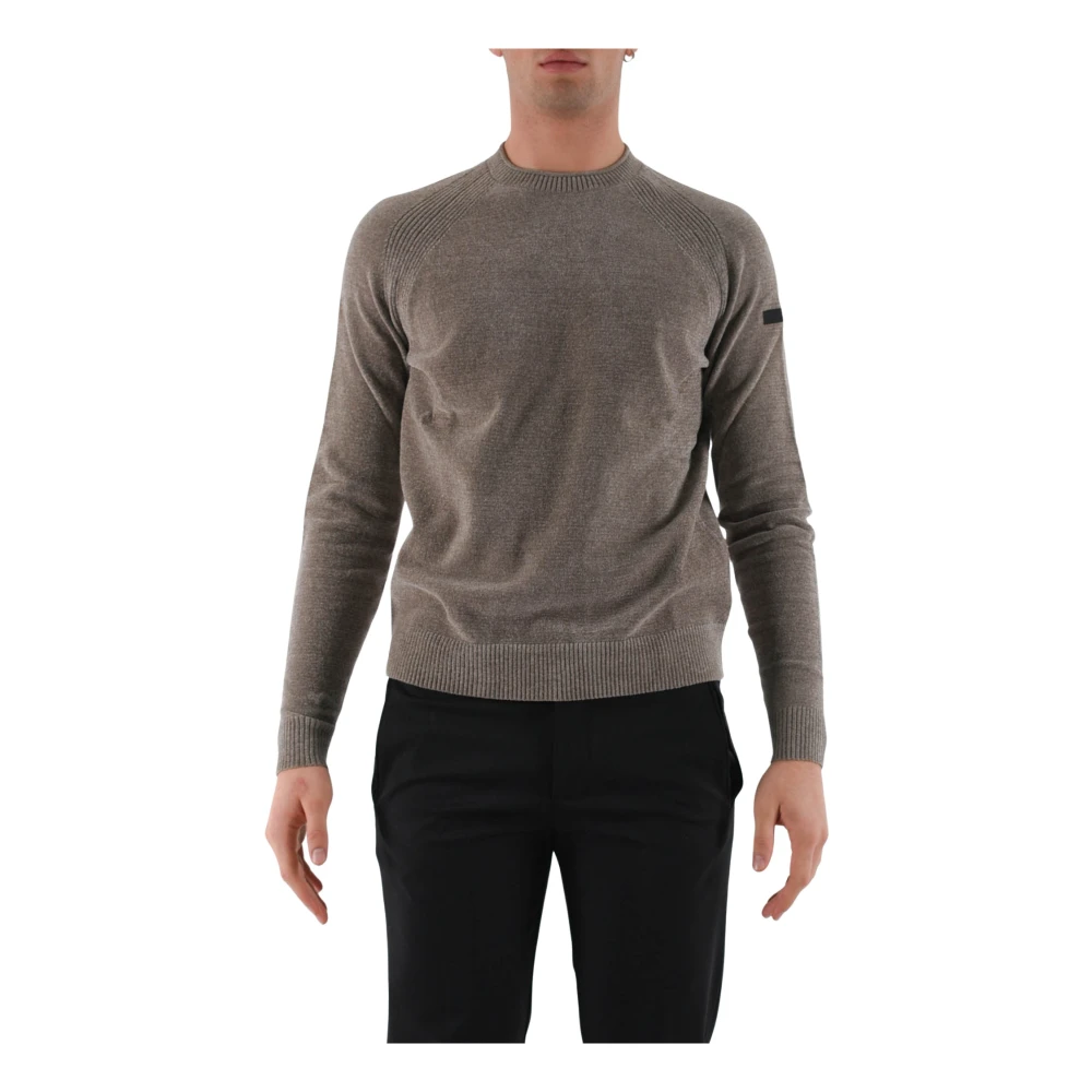 RRD Fluweel ronde hals trui Gray Heren