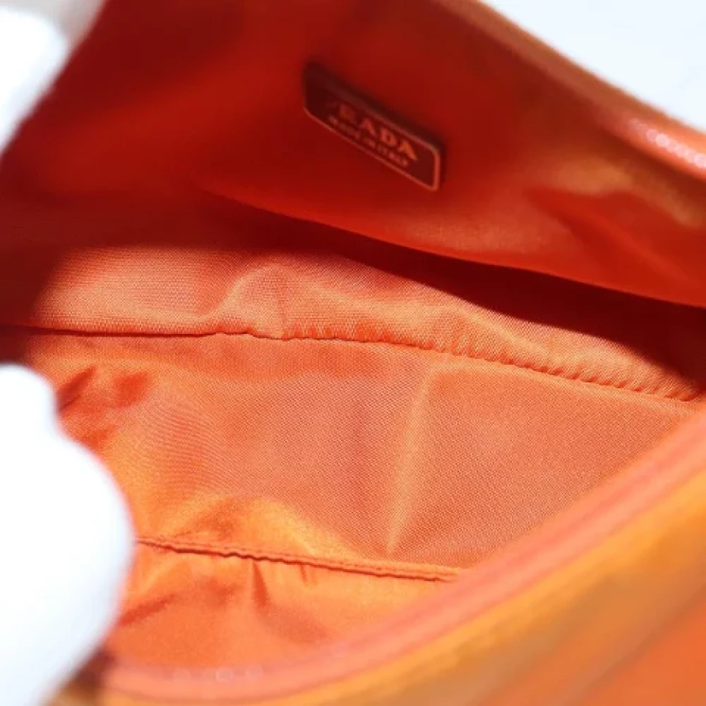 Prada Vintage Pre-owned Fabric prada-bags Orange Dames
