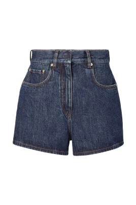 Flared Five-Pocket Shorts