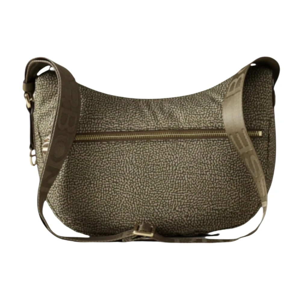 Borbonese Women's Green Luna Bag Small - Shoulder Bags - One Size - Bags