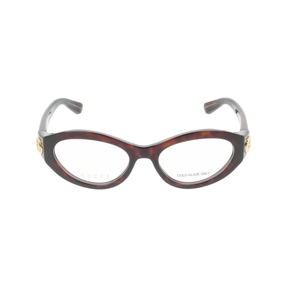 Gucci Women's Brown Glasses, 51 Mm, Havana Transparent Eyeglasses Gg1405o 002