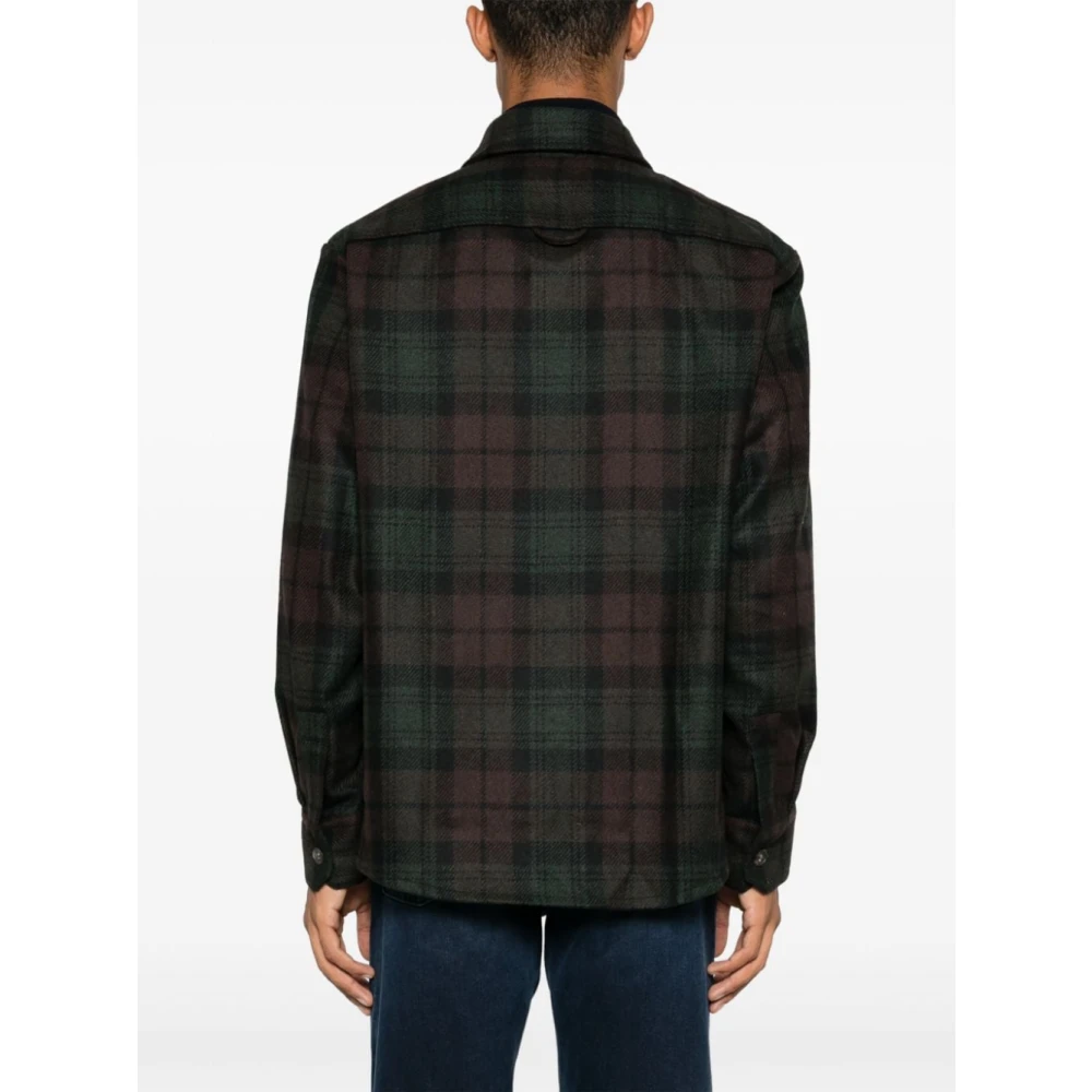 A.p.c. Donkerbruine Bobby Overshirt Multicolor Heren