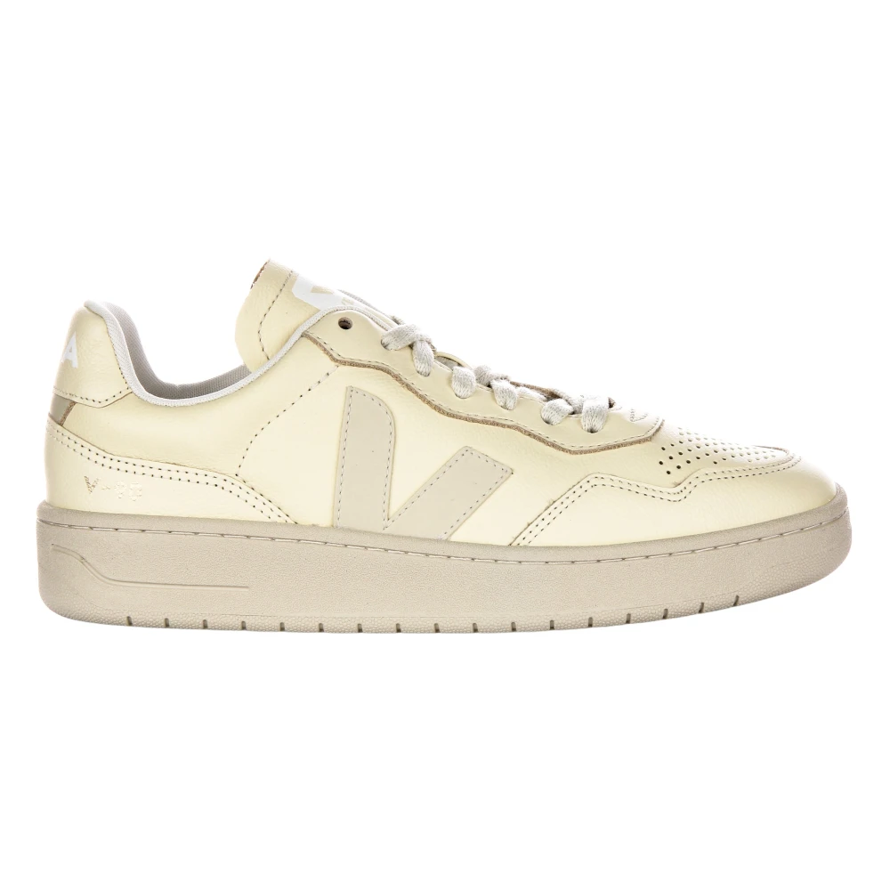 Veja Women's Beige Sneakers, 4 Uk, Leather Trainers
