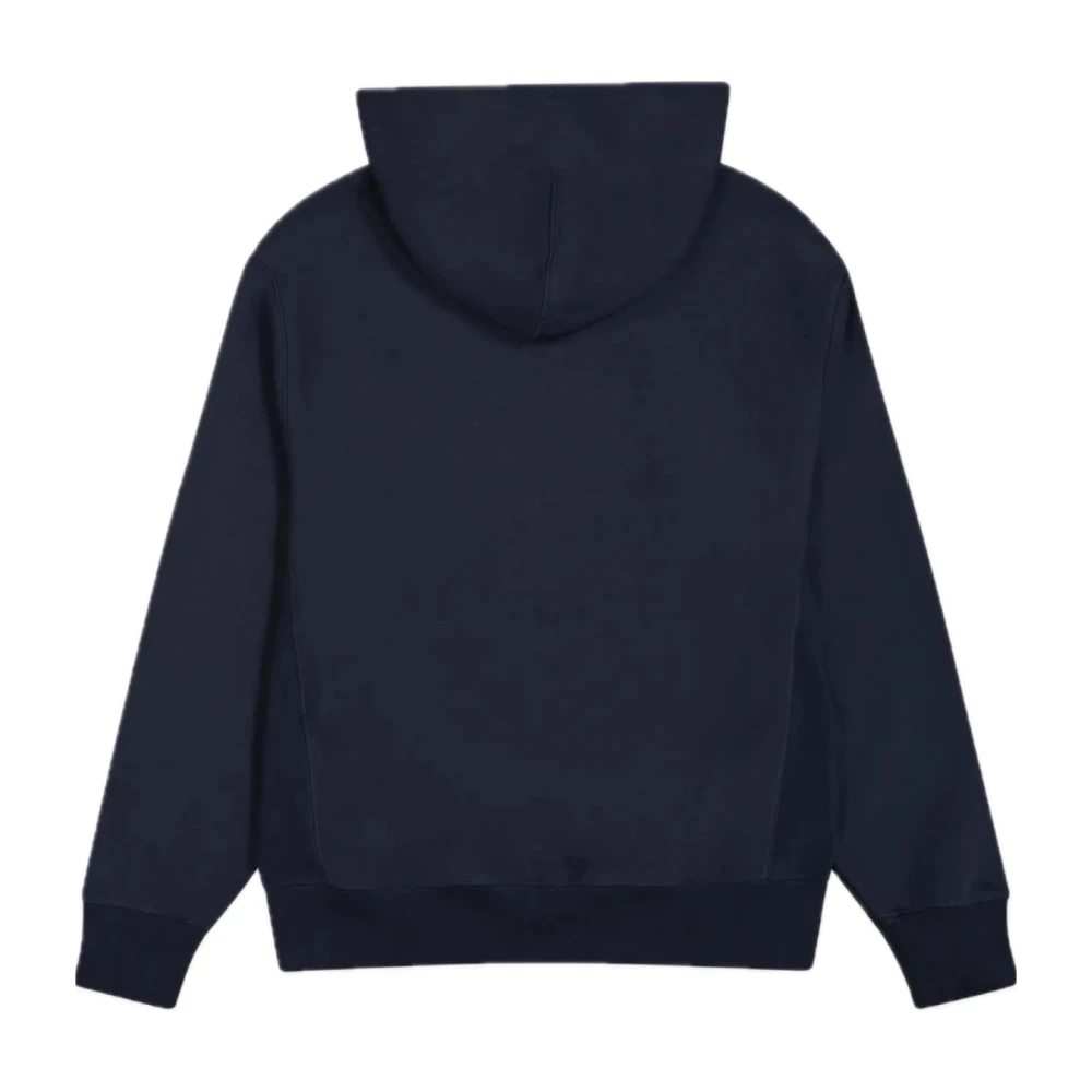 Champion Geborstelde Fleece Hoodie Collectie Blue Heren