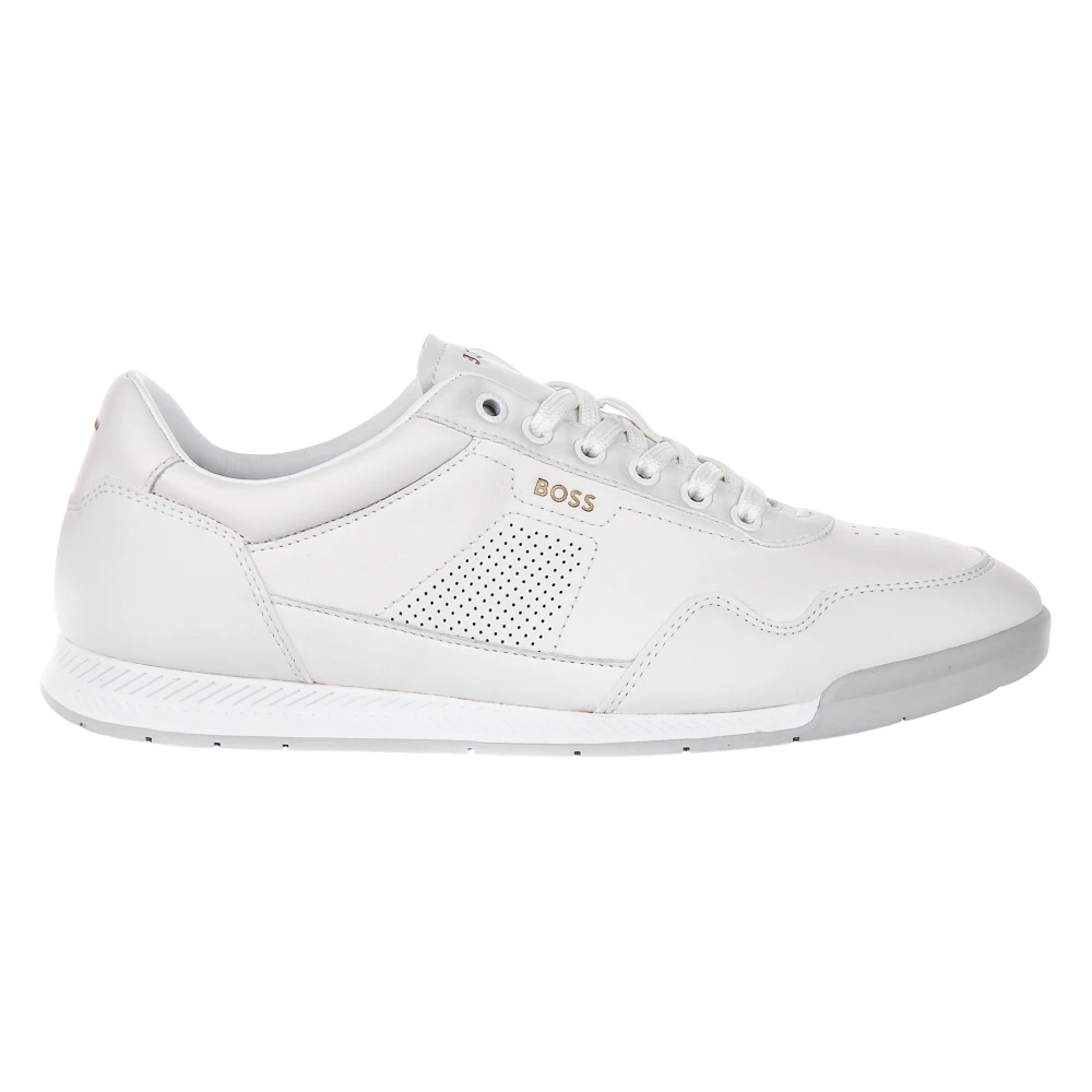 Hugo Men's White Sneakers, 8 Uk, Low Profile Trainers