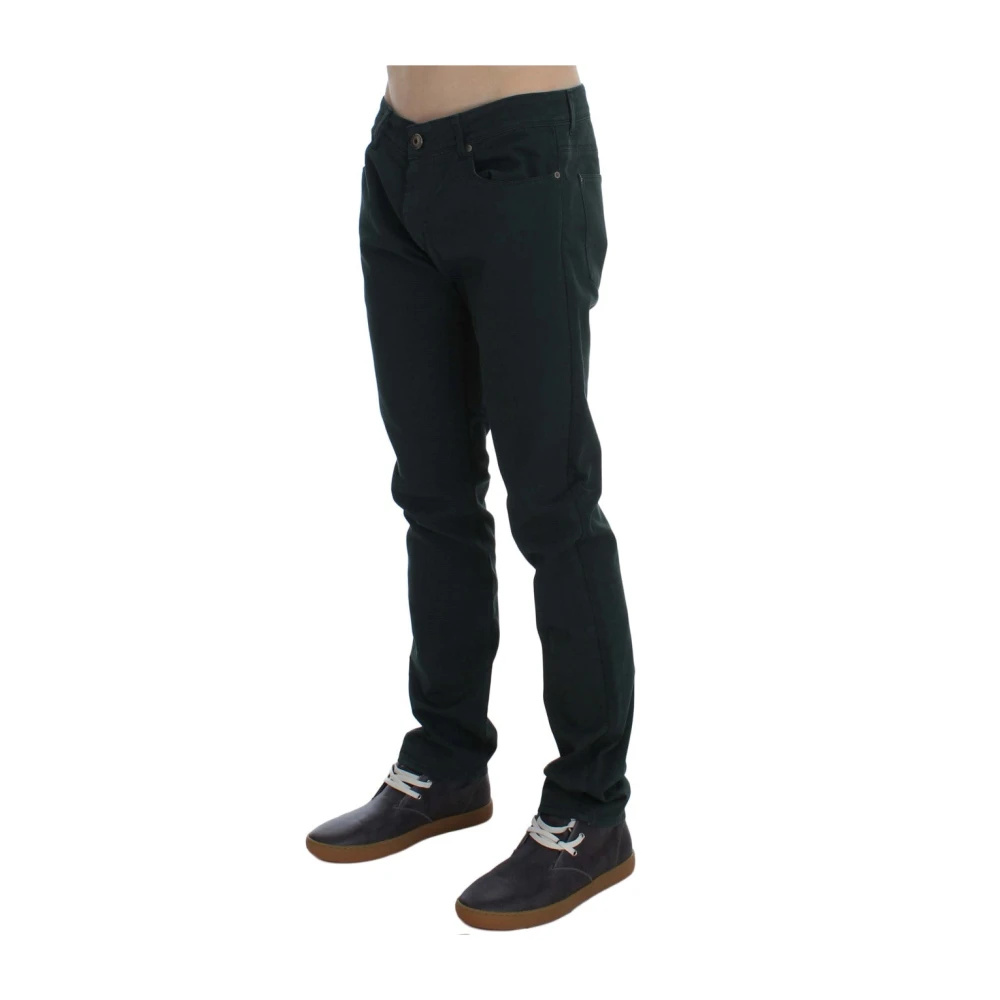 Ermanno Scervino Groene rechte jeans met Italiaanse flair Green Heren