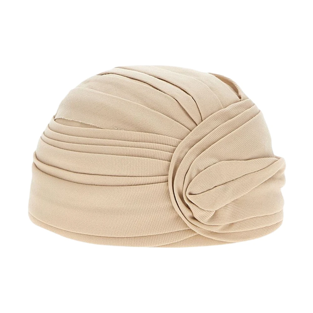 Valentino Garavani Beige Wide Brim Hat - Female - Accessories - 57 Cm - Accessories