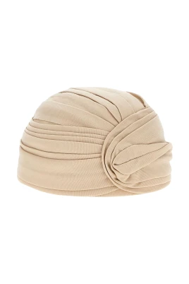 Beige Bredbrättad Hatt