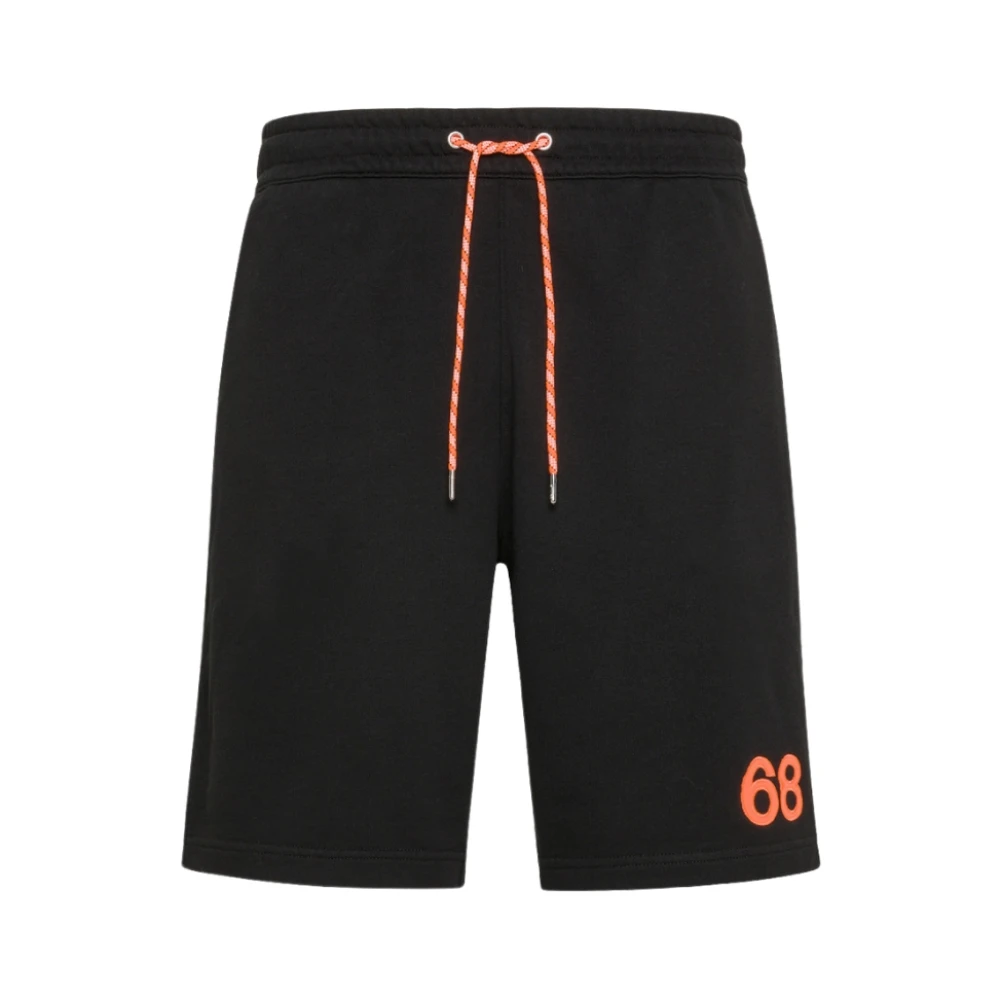Sun68 Zwarte Bermuda Shorts Black Heren