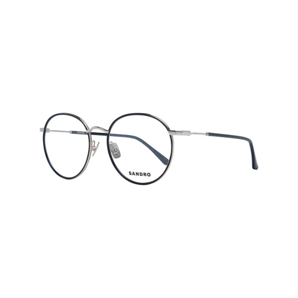 Sandro Women's Black Glasses, One Size, Stylish Metal Eyeglasses Sf203 Model