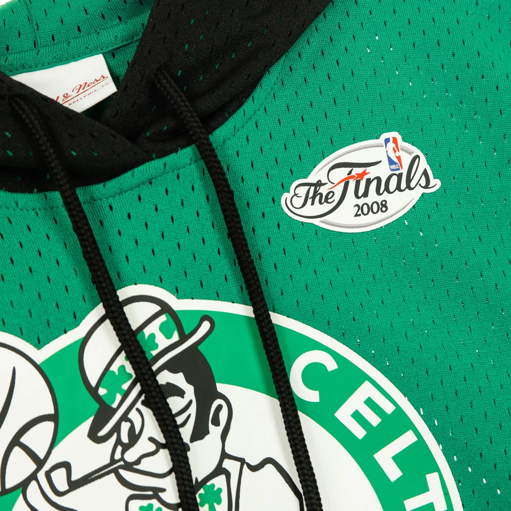 Mitchell & Ness Korte Mouw NBA Hoody 2008 Viering Green Heren