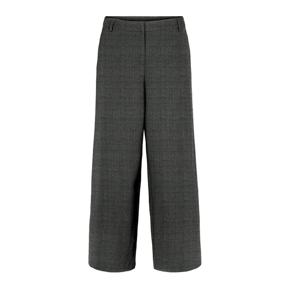 LauRie Wide Trousers Gray Dames
