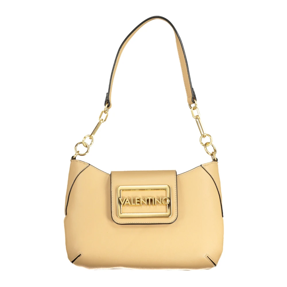 Valentino by Mario Valentino Beige Schoudertas met Afneembare Band Beige Dames