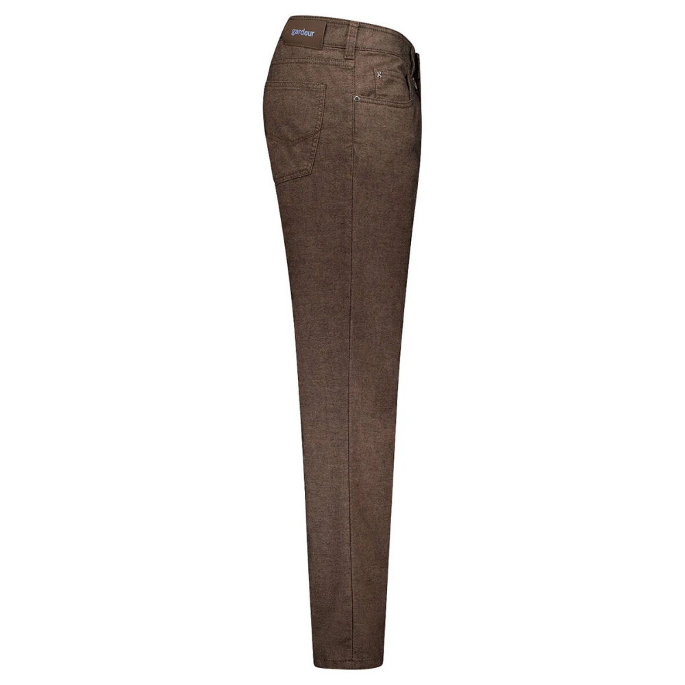 Gardeur Moderne Fit 5-Pocket Broek Brown Heren