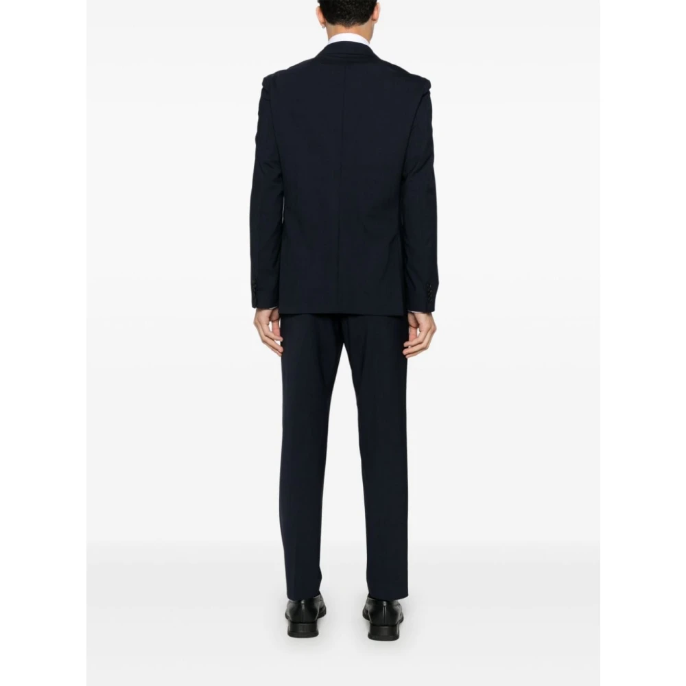 Hugo Boss Blauwe Jurk Set Met Revers Blue Heren