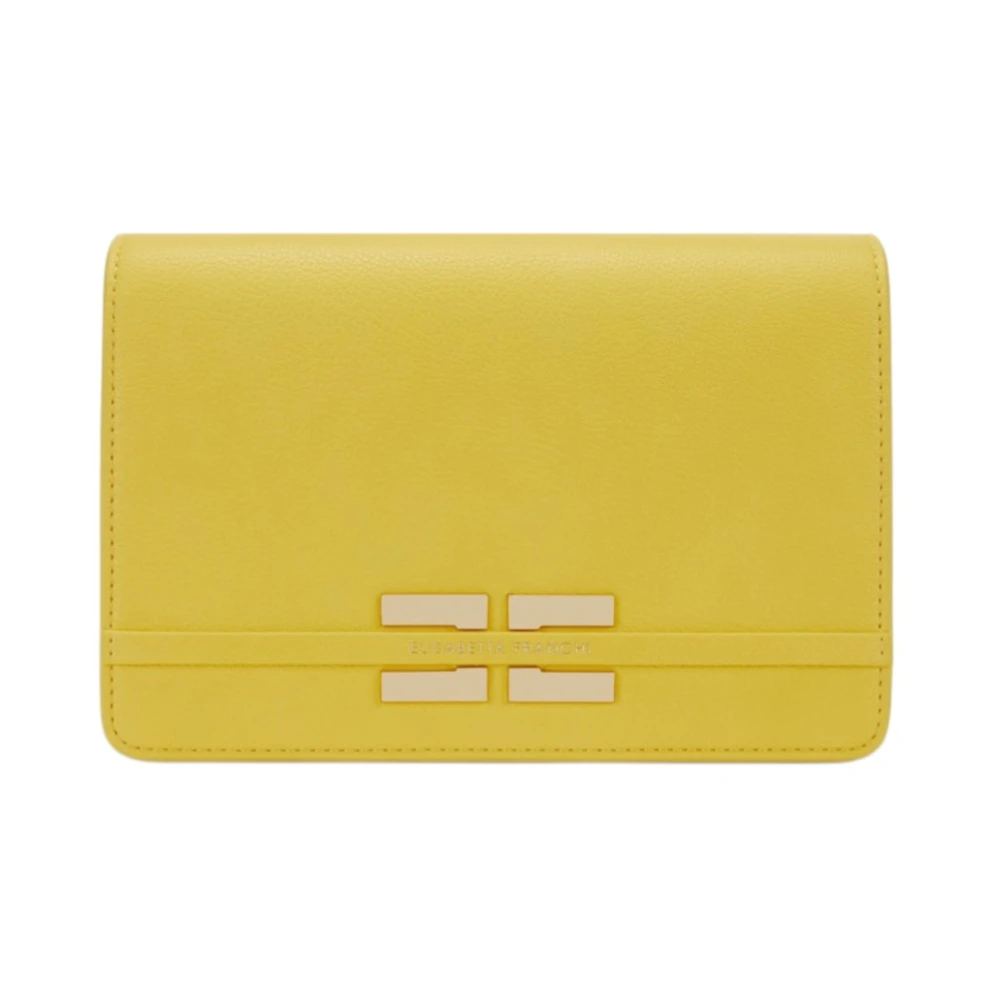 Elisabetta Franchi Yellow Shoulder Bags, Female, One Size, Shoulder Bag