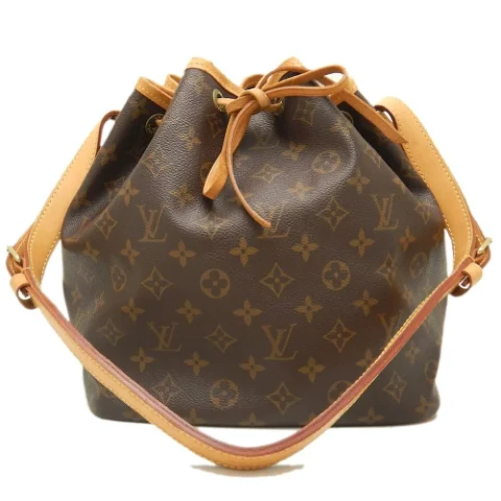 Louis Vuitton Vintage Pre-owned Plastic shoulder-bags Brown Dames