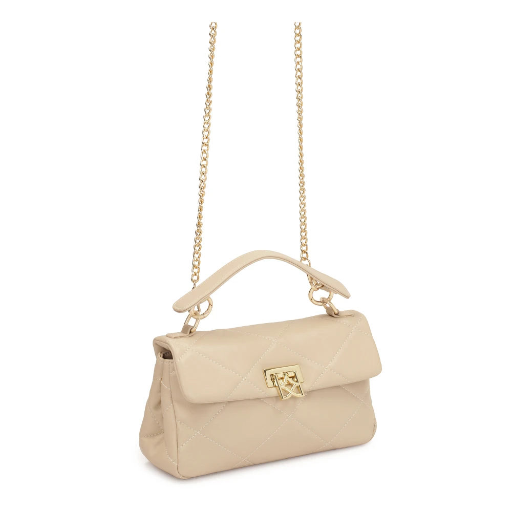 Kazar Gewatteerde handtas met afneembaar handvat Beige Dames