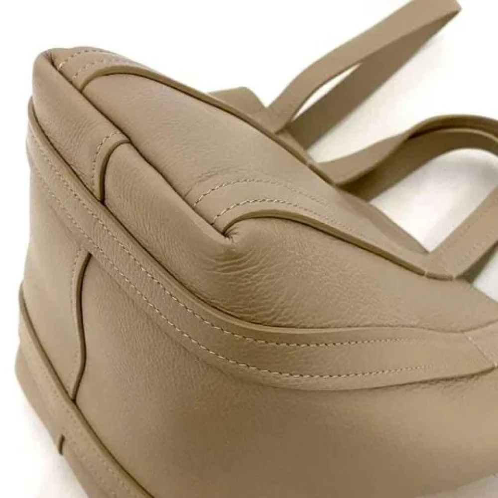 Balenciaga Vintage Pre-owned Fabric balenciaga-bags Beige Dames