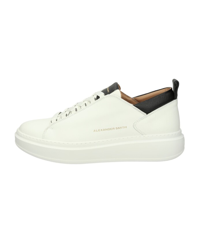 sneakers-en-cuir-wembley-blanc-noir