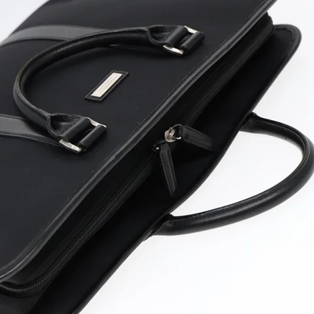 Burberry Vintage Pre-owned Nylon handbags Black Dames