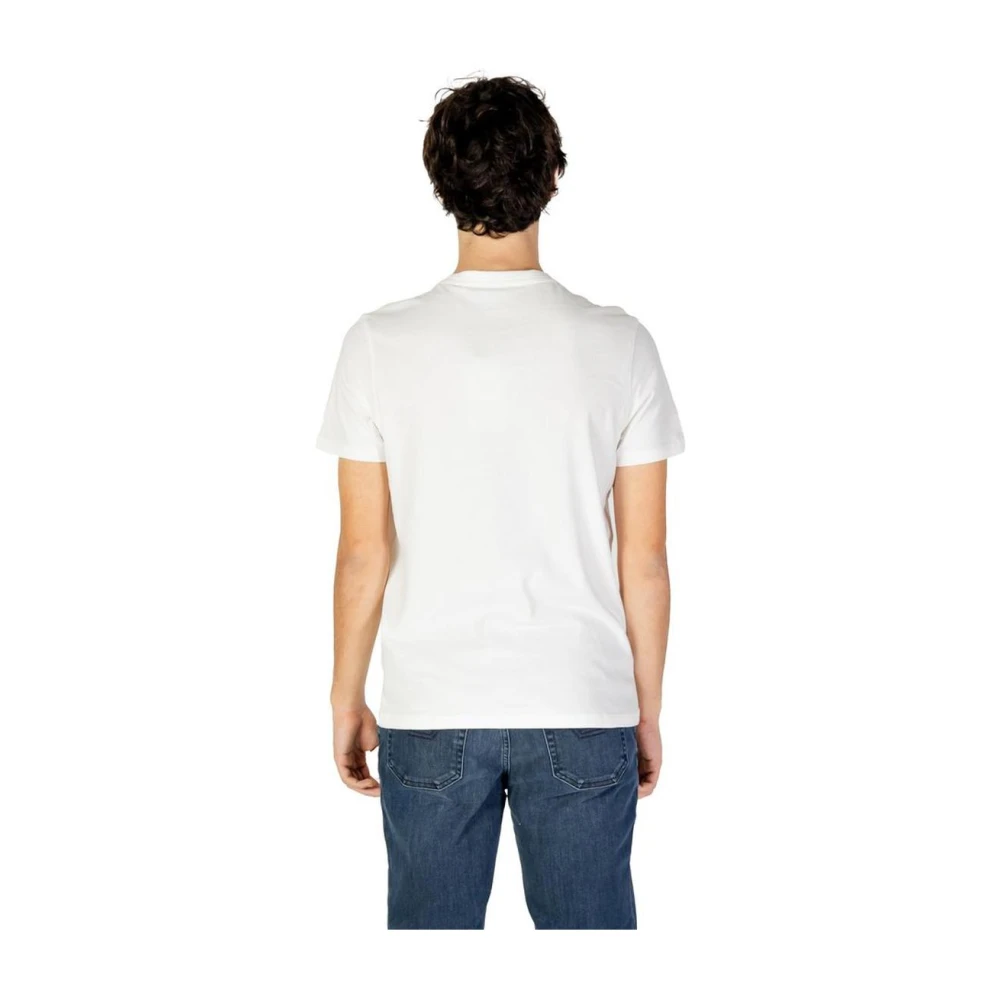 U.s. Polo Assn. Witte Katoenen Crew Neck Tee White Heren