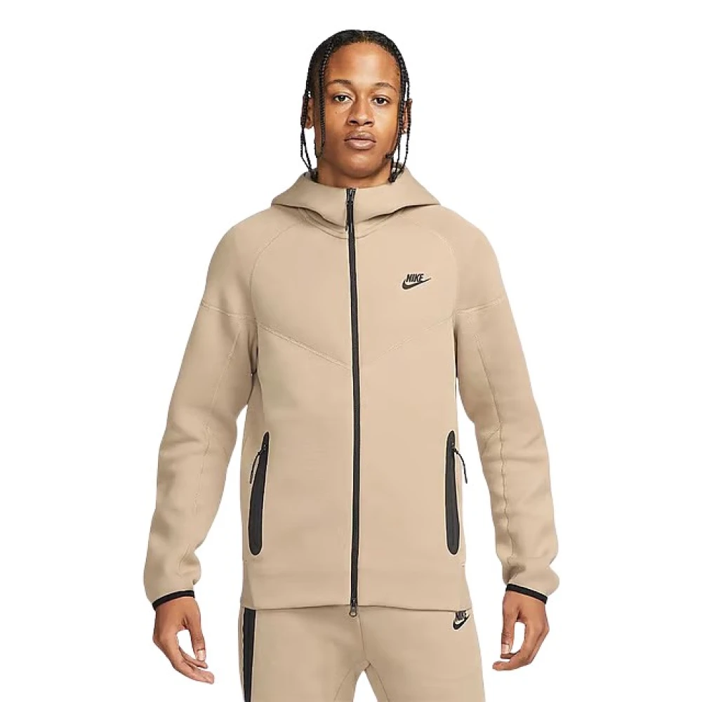 Nike Tech Fleece Trainingsjack Brown Heren