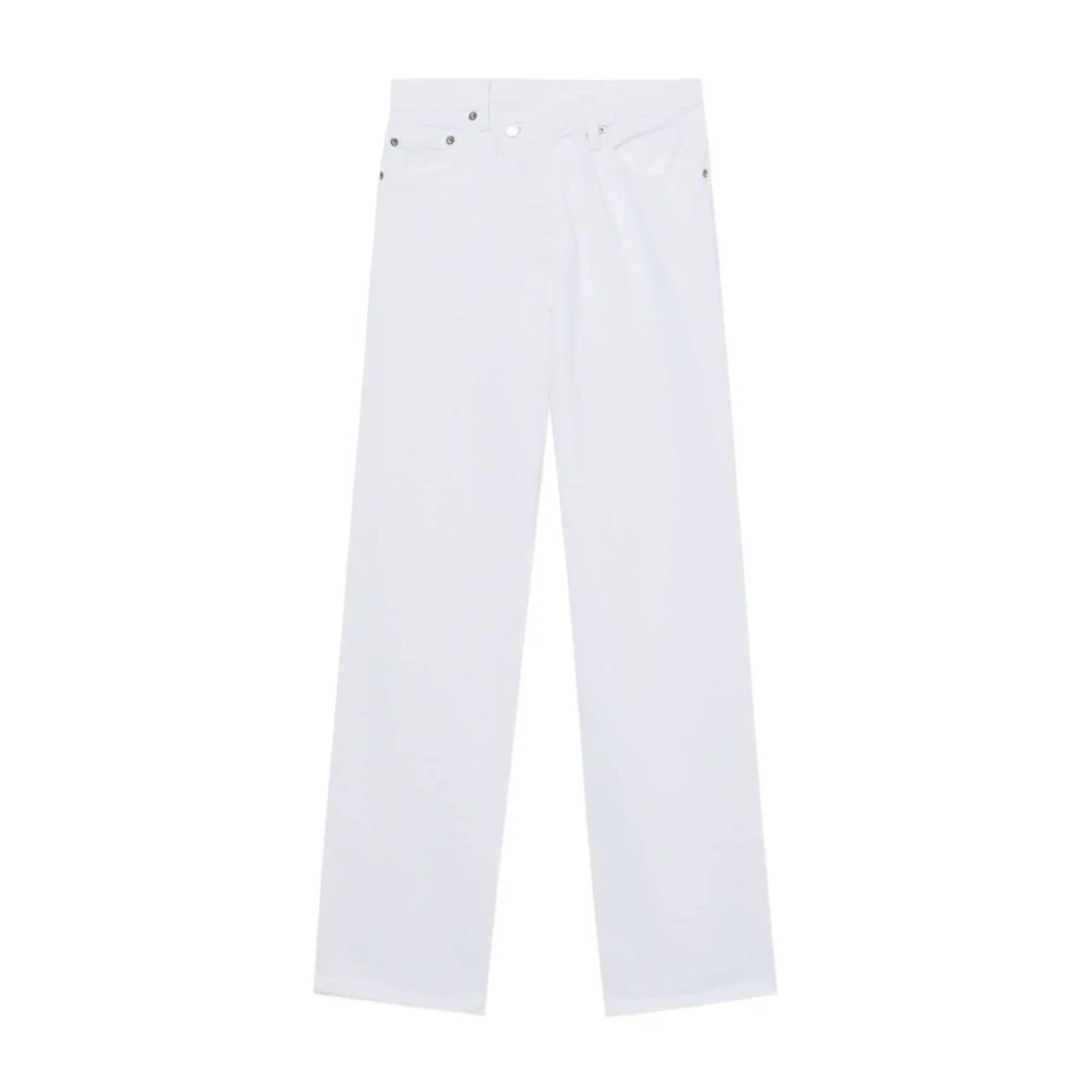Agolde Witte biologisch katoenen denim jeans White Dames
