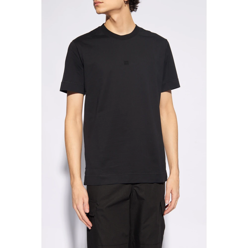 Givenchy T-shirt met monogram Black Heren