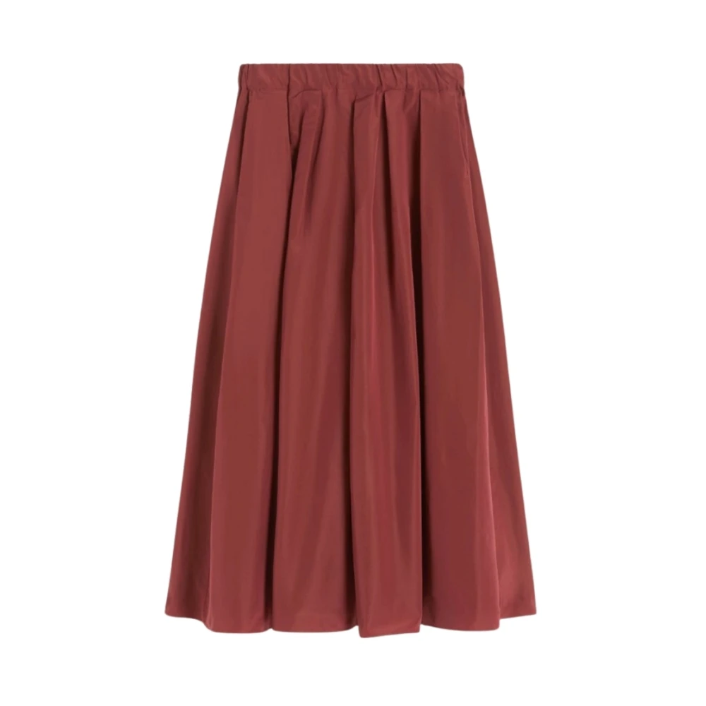 Weekend Max Mara Women's Red Wkdformica Midi Skirt - Midi Skirts - M - Skirts