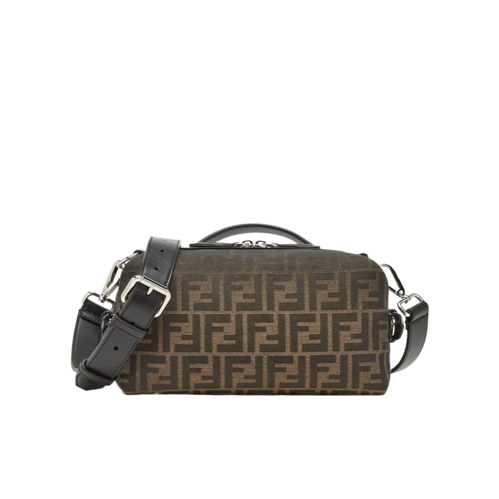Fendi Eclissi FF Motief Handtas Brown Heren