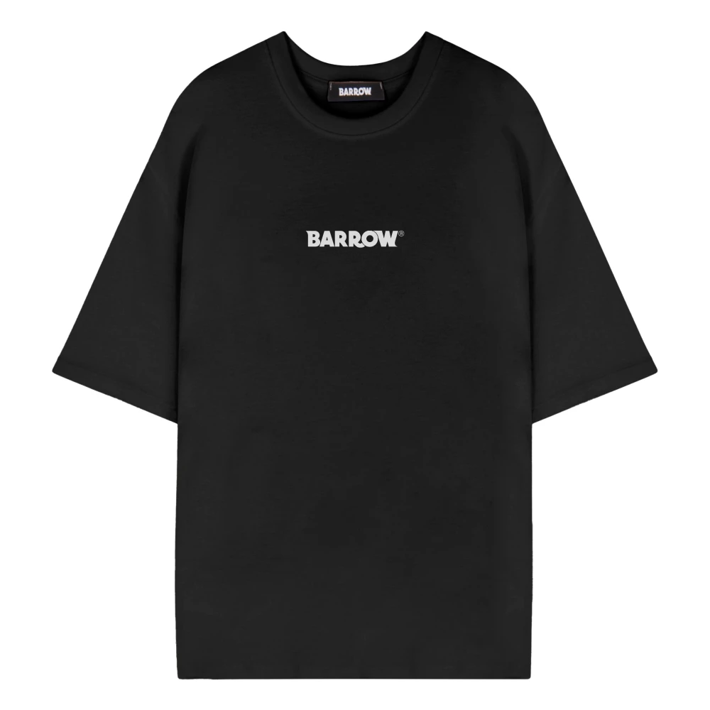 Barrow T-shirt Bubble Lettertype Black Unisex