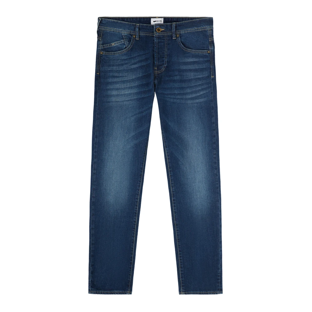 GAS Veelzijdige Heren Jeans Blue Heren