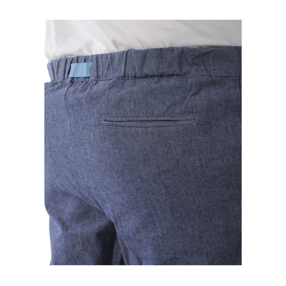 Daniele Alessandrini Katoenen Bermuda Saint Tropez Shorts Blue Heren