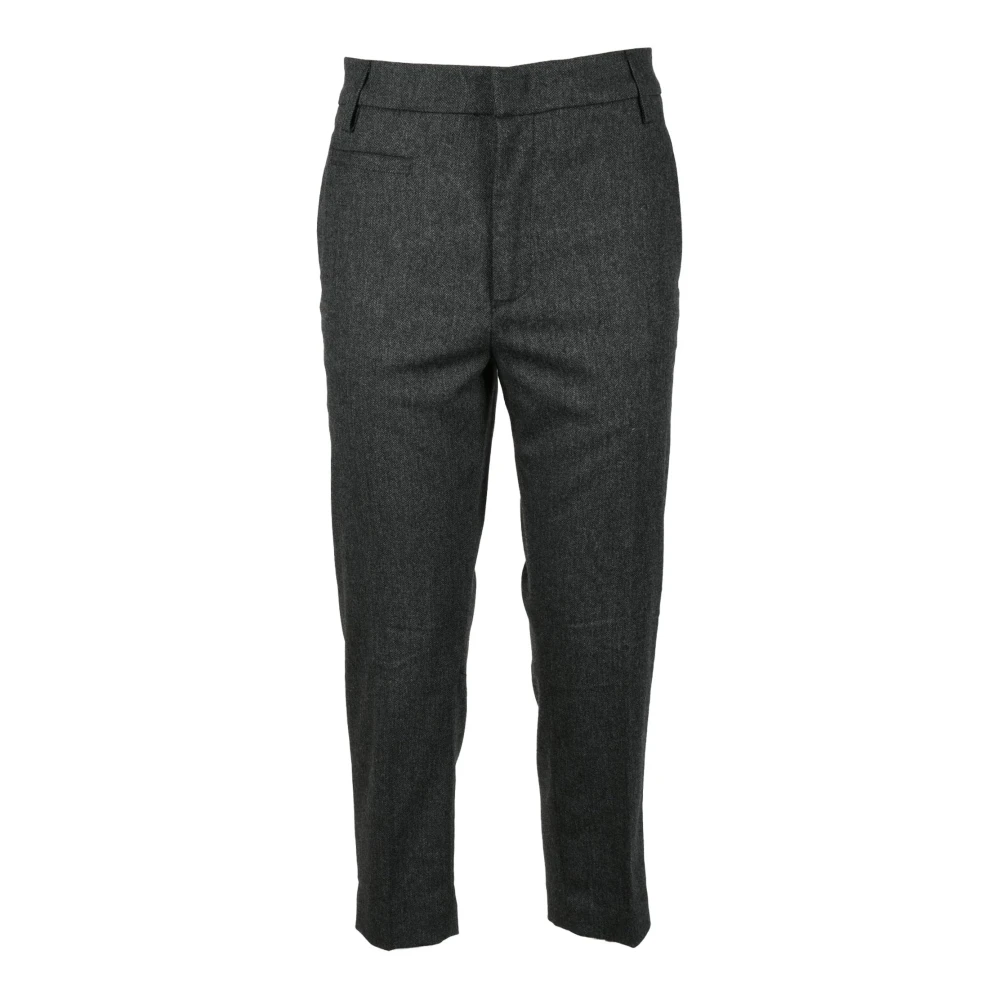 Dondup Elegante Wollen Blend Broek Gray Dames
