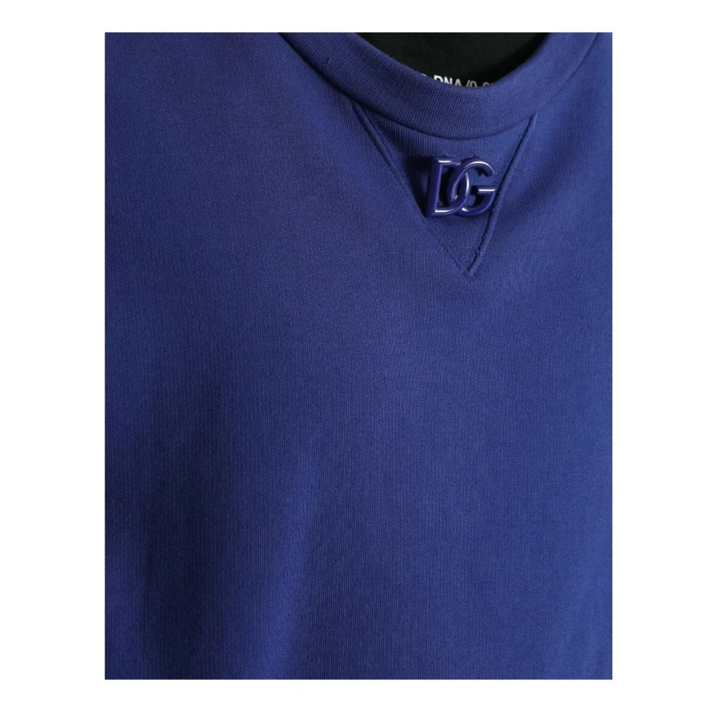 Dolce & Gabbana Sweatshirts Blue Heren