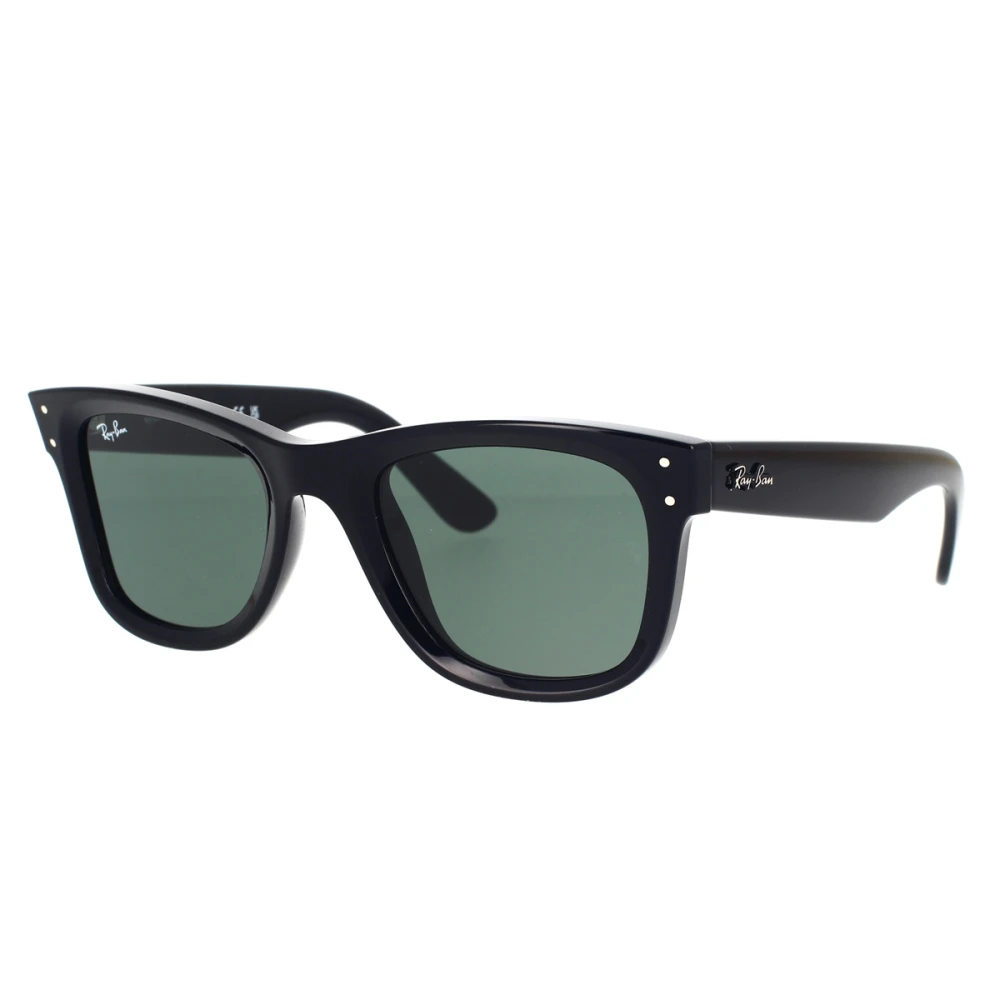 Ray-Ban Wayfarer Reverse RBR0502S, Black Sunglasses Dark Green lenses, Mojo Glasses - Image 3